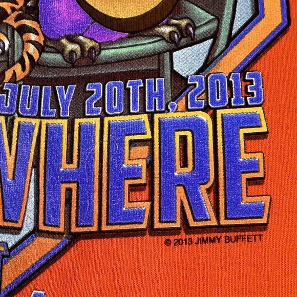 Jimmy Buffett Detroit Comerica Park XL Concert‎ TShirt 2013 Songs St Somewhere - Picture 12 of 15